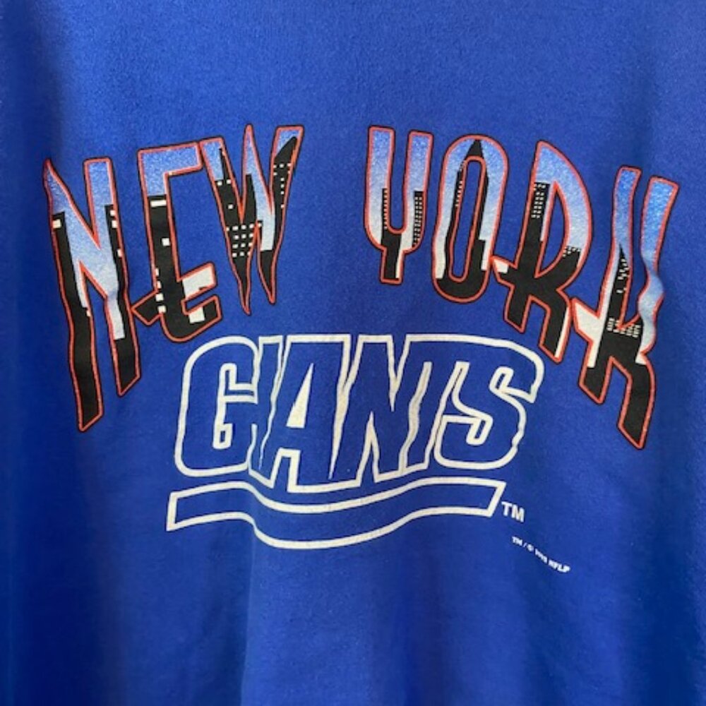 Men's Vintage 1993 New York Giants blue Sweatshirt - Picture 4 of 8